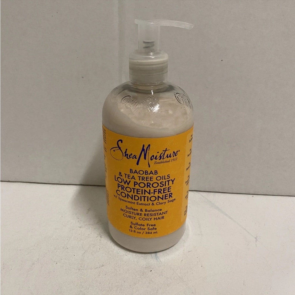 Shea Moisture Baobab & Tea Tree Oils Low Porosity Conditioner HTF